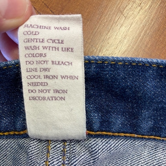 Ralph Lauren Rugby Women's Size 29 x 32 Blue Denim Skinny Tapered Jeans - Picture 5 of 13